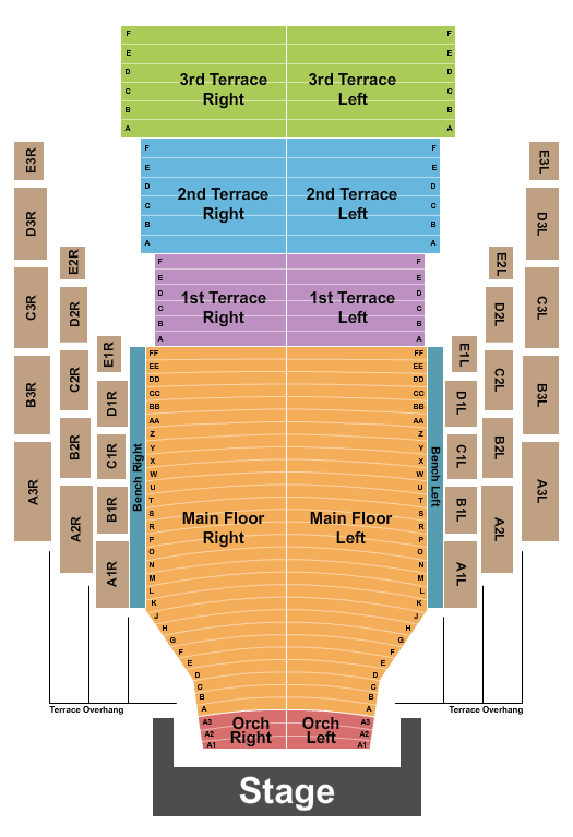 Clowes Memorial Hall Sound Of Music Seating Chart
